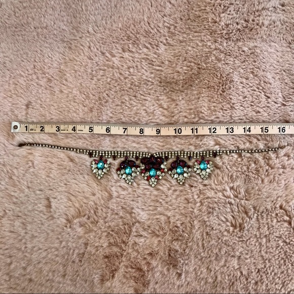 💎Lush Color One of a kind Crystal Rhinestone Necklace - Picture 12 of 13